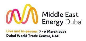 Esponiamo alla Fiera Middle East Energy a Dubai dal  07 al 09.03 2023