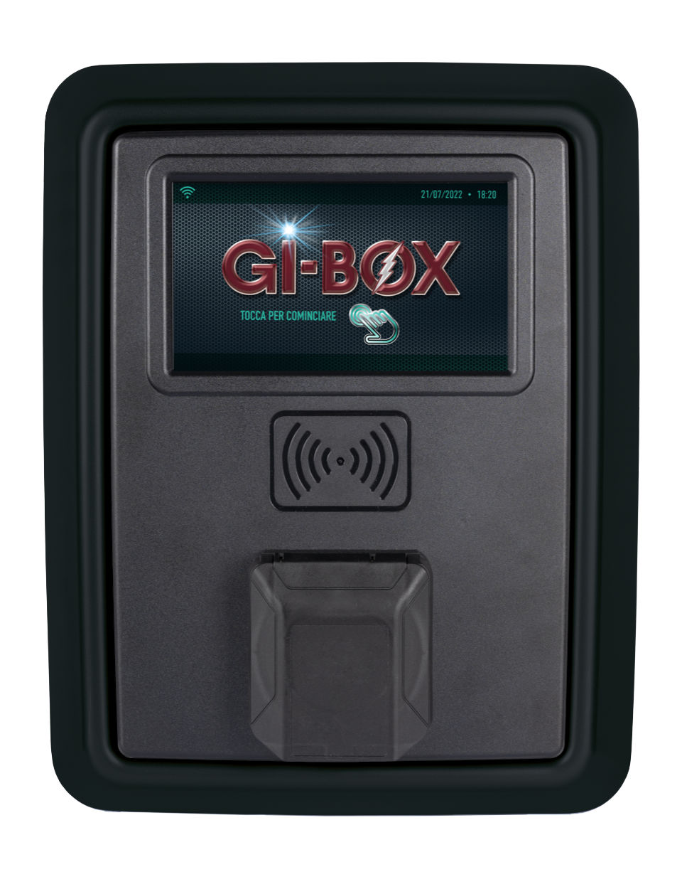 GI-BOX T2 con presa e senza cavo colore nero